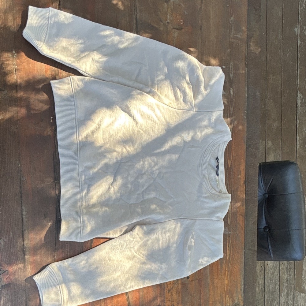 Levi's Made & Crafted Relaxed Crewneck Sweatshirt Off-White Organic Cotton S